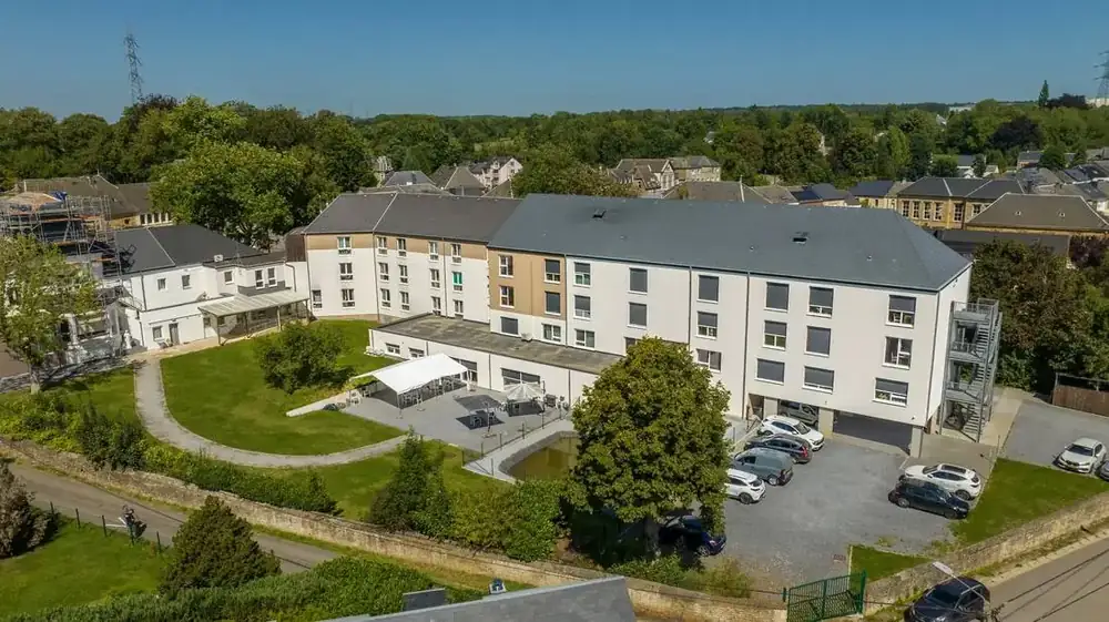 Appartements à Aubange — vue aérienne d'ensemble