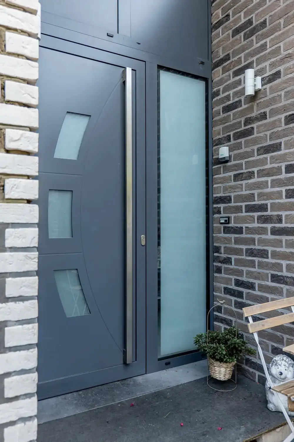 Maison à Libramont — porte d'entrée
