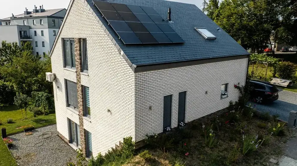 Maison à Libramont — vue aérienne avant