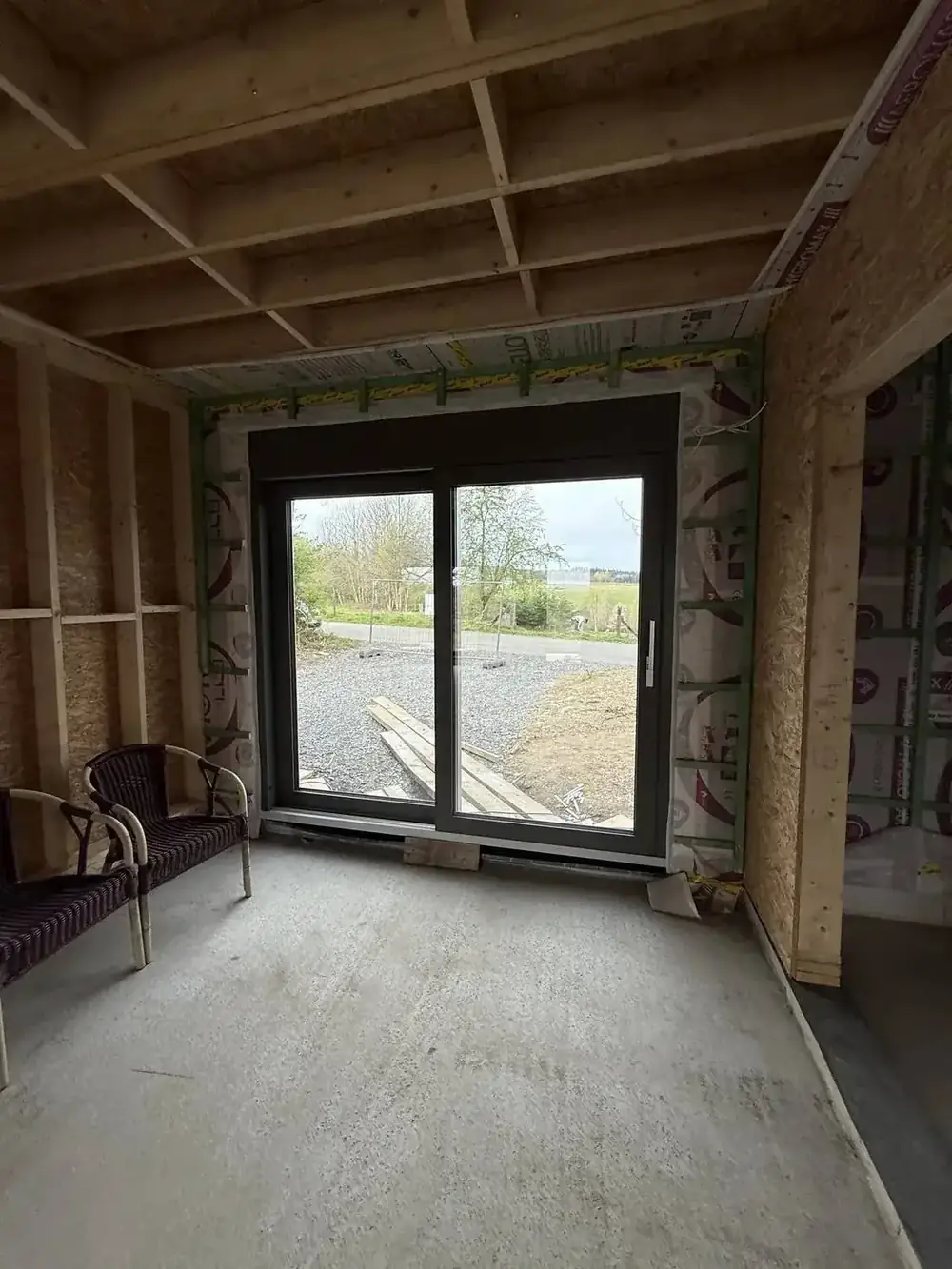 Maison à Les Hayons — coulissant vue intérieure