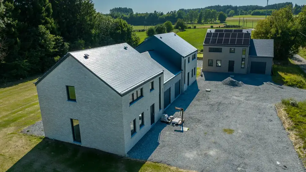 Maison à Saint-Médard — vue aérienne d'ensemble