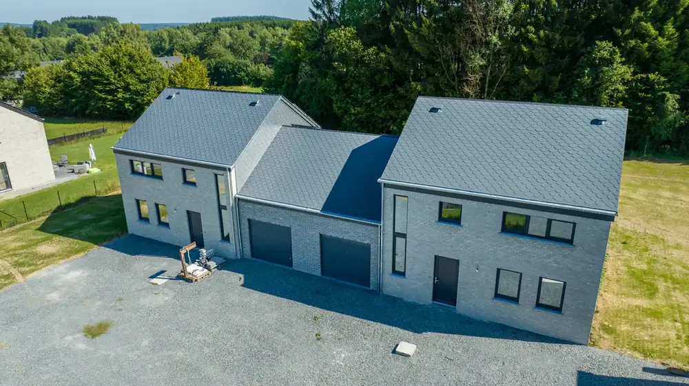 Maison à Saint-Médard — vue aérienne avant