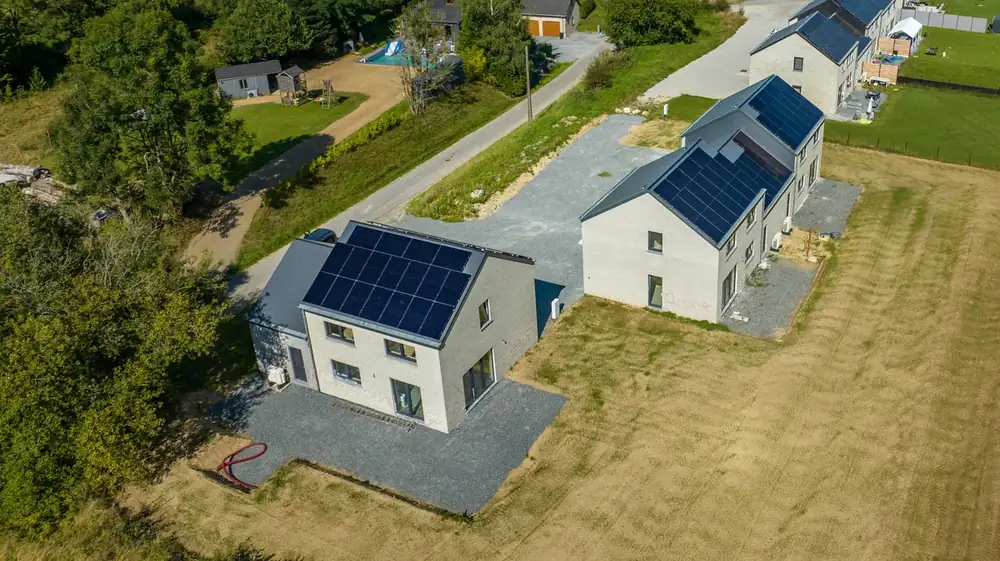 Maison à Saint-Médard — vue aérienne du site