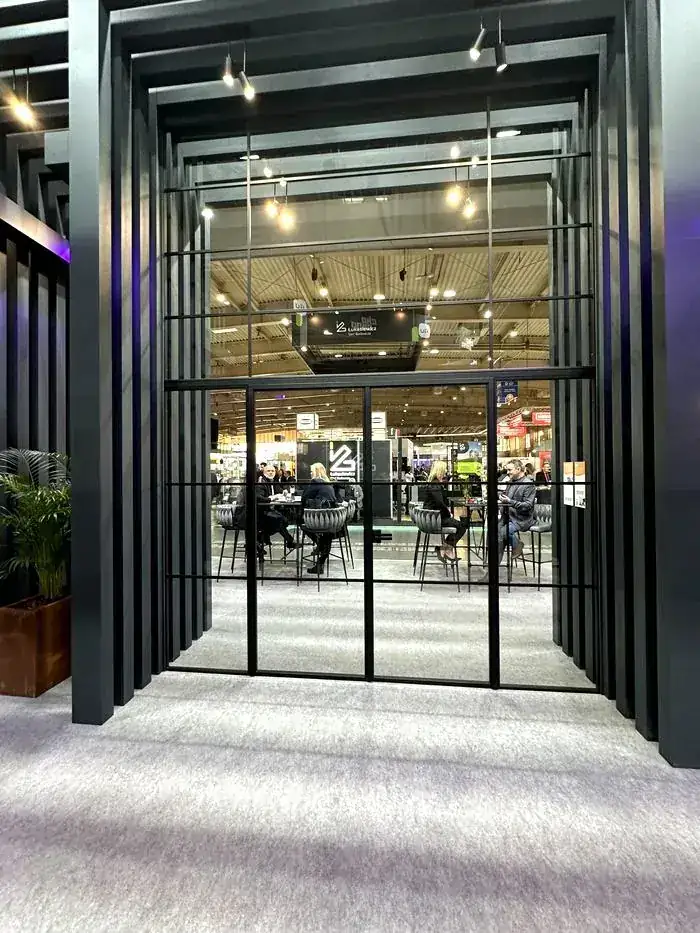 BUDMA Poznań 2023 — stand et pergola bioclimatique